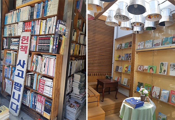 Bookstores offer respite with piles of secondhand books and snug reading nooks