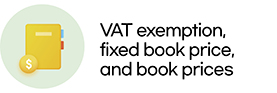 VAT exemption, fixed book price, and book prices