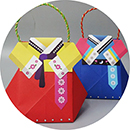 traditional lucky pouch origami kit